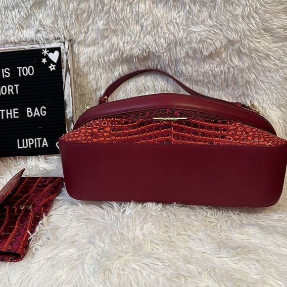 Brahmin Heather pomegranate Amalthea and Veronica wallet set - Picture 7 of 15